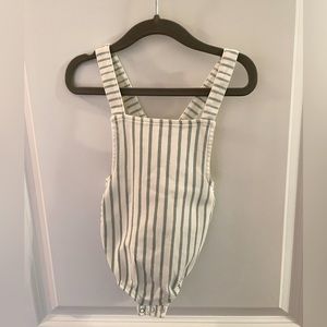 NWOT Pehr Romper - Stripes Away Sea